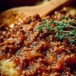 Hackfleisch Mit Bratensauce