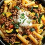 Hackfleisch Pasta Mit Zucchini