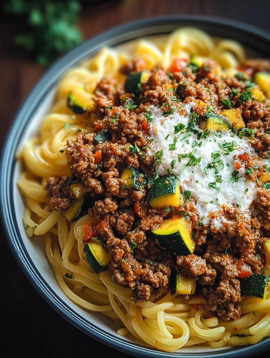 Hackfleisch Pasta Met Zucchini: Een Hemels Snel Recept - Hackfleisch Pasta Mit Zucchini - main visual representation