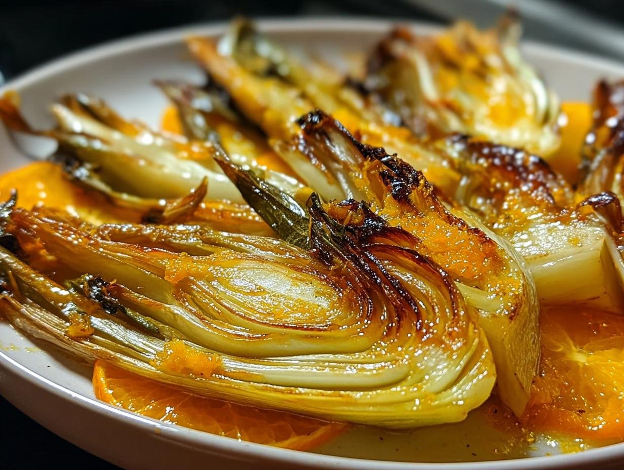Chicoree Gebraten Mit Orange