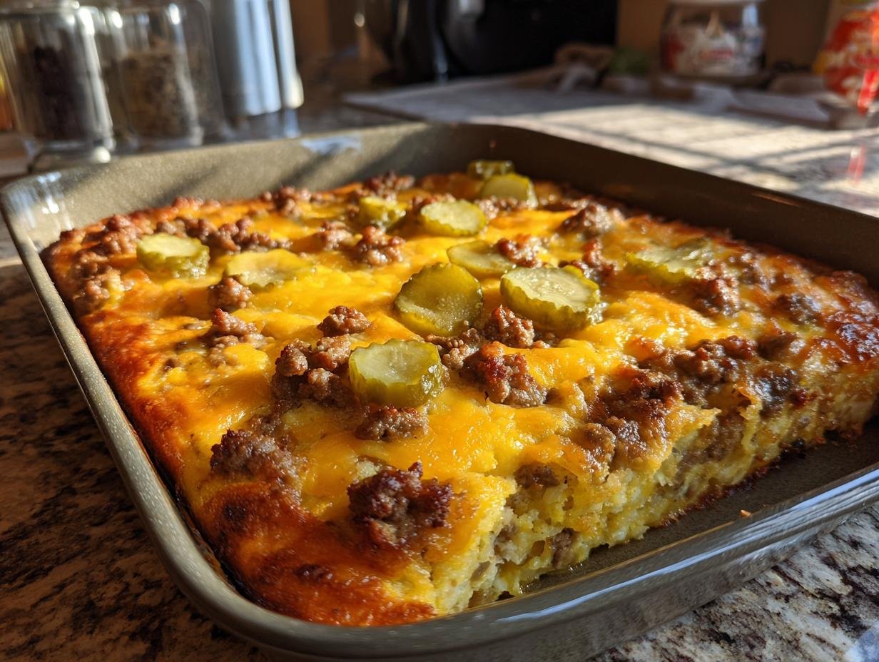 Heerlijke 1-pan Keto Cheeseburger Ovenschotel - Einfacher Keto Cheeseburger Auflauf - additional detail