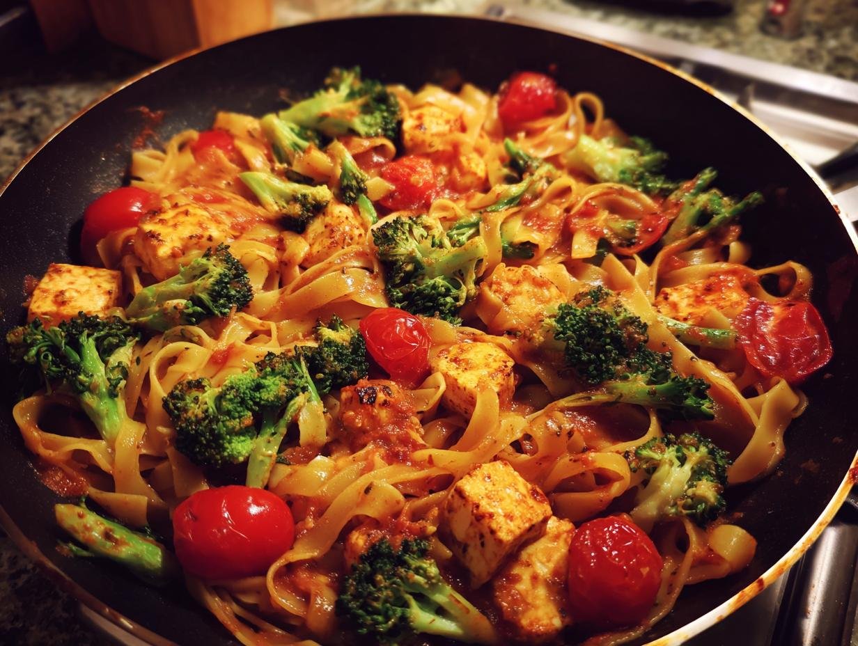 Halloumi Pasta met Broccoli: Snelle Smullen - Halloumi Pasta Mit Brokkoli - additional detail