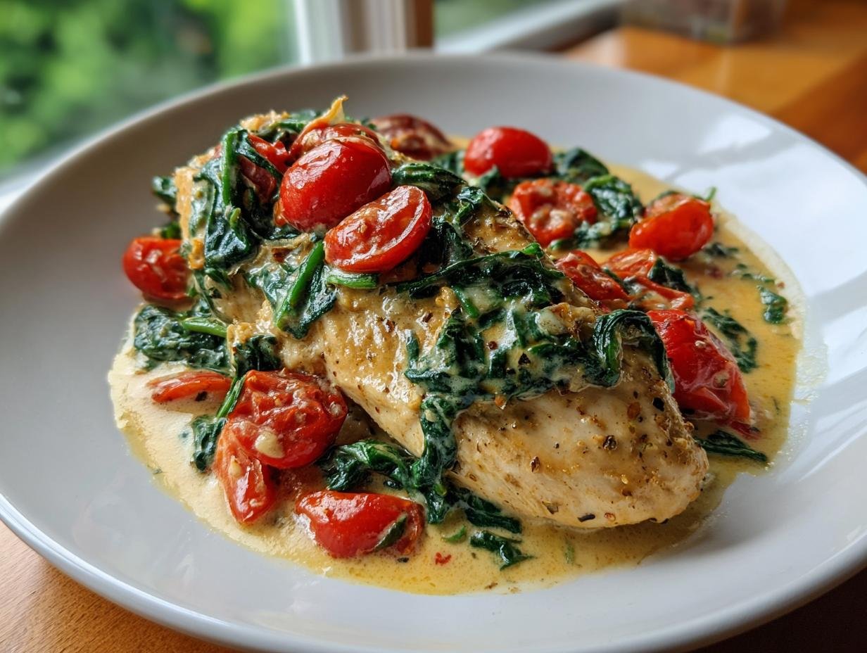 Keto Kip Spinazie Tomaten: Verbluffend Lekker - Keto Hahnchen Spinat Tomaten - additional detail