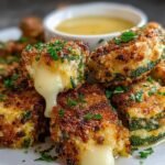 Knusprige Zucchini Kaese Haeppchen