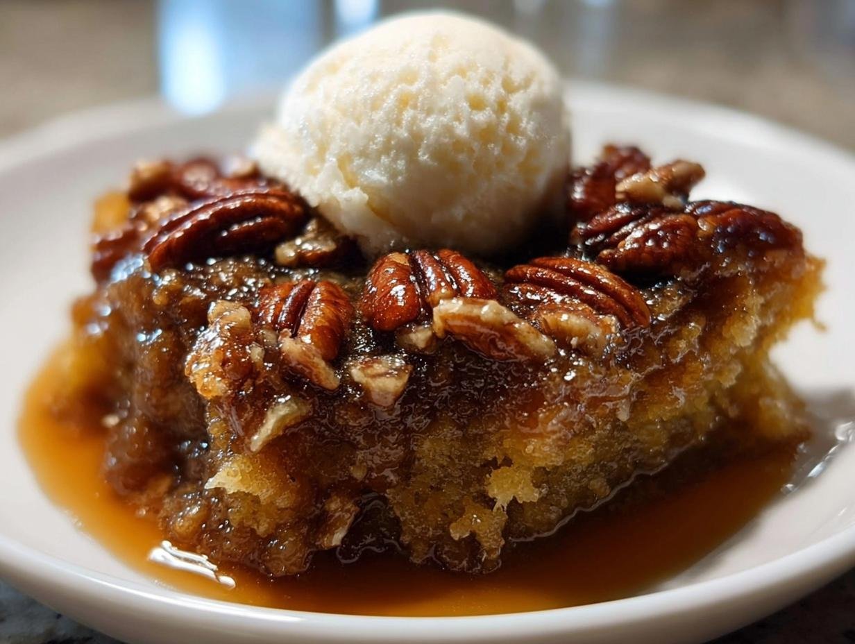 Pumpkin Pecan Cobbler