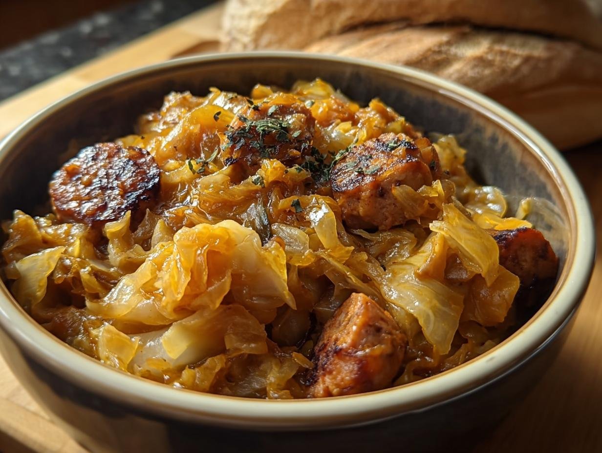 Traditioneller Bigos Mit Kraut