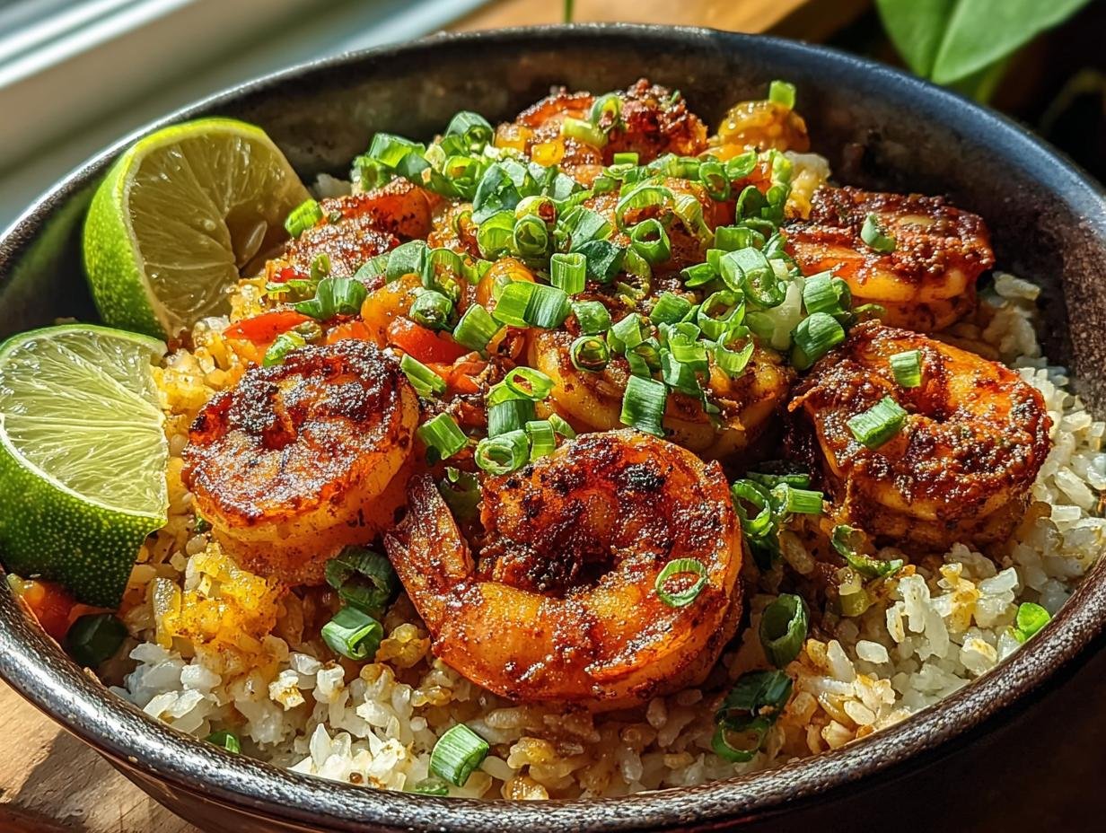 Wurzige Cajun Garnelen Und - heerlijke en makkelijke maaltijd