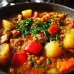 Wurziger Paprika Kartoffel Linsen