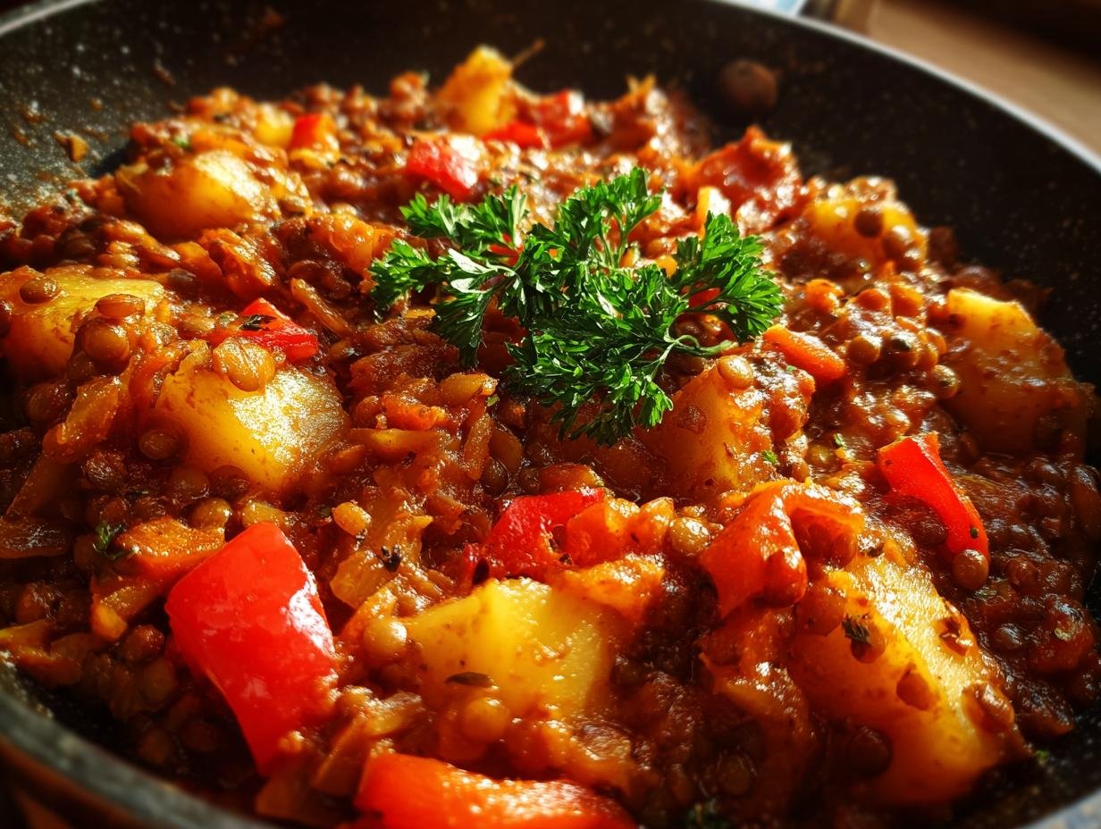 Würziger Paprika Kartoffel Linsen: Sensationeel! - Wurziger Paprika Kartoffel Linsen - additional detail