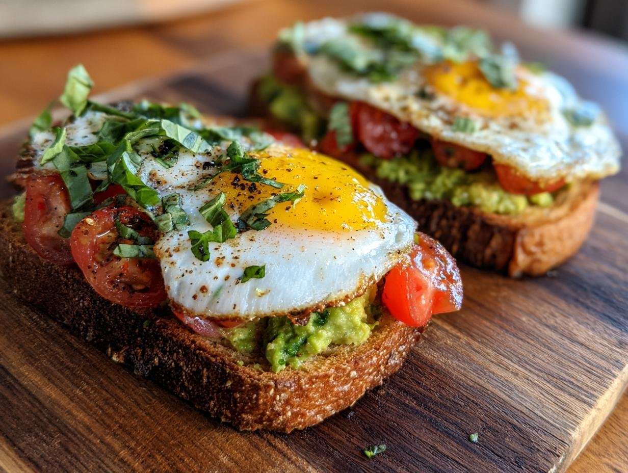 Avocado Toast Mit Und