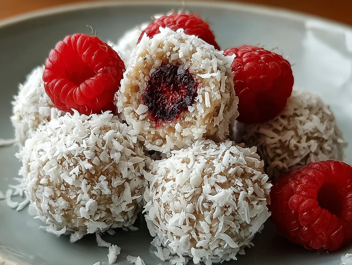 Bake Himbeer Kokos Baellchen