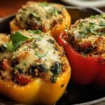 Bunte Gefullte Paprika Mit