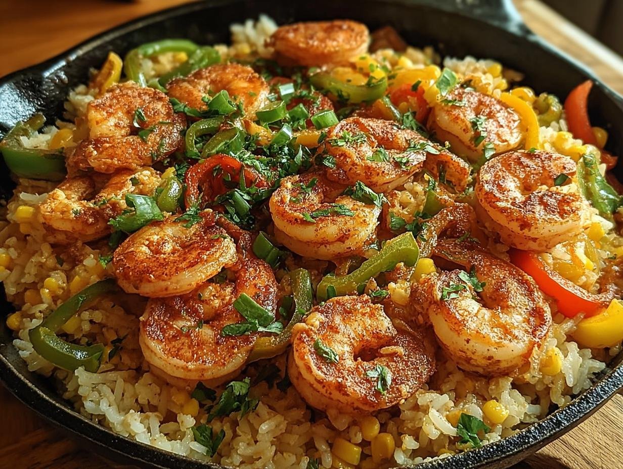 Cajun Garnalen Rijst Pan: Snel, Lekker & Simpel - Cajun Garnelen Reis Pfanne - additional detail