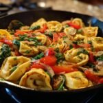 Cremige Gemuse Tortellini Pfanne