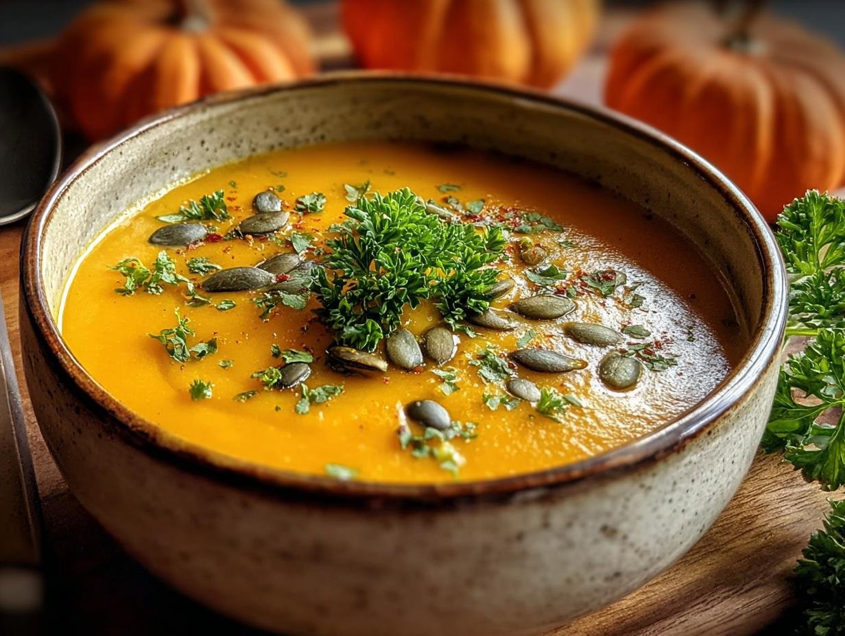 Cremige Kuerbissuppe