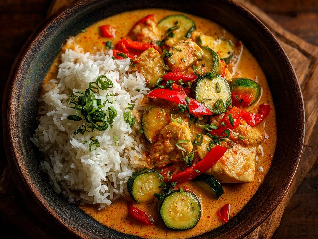 Cremiges Paprika Zucchini Hahnchen