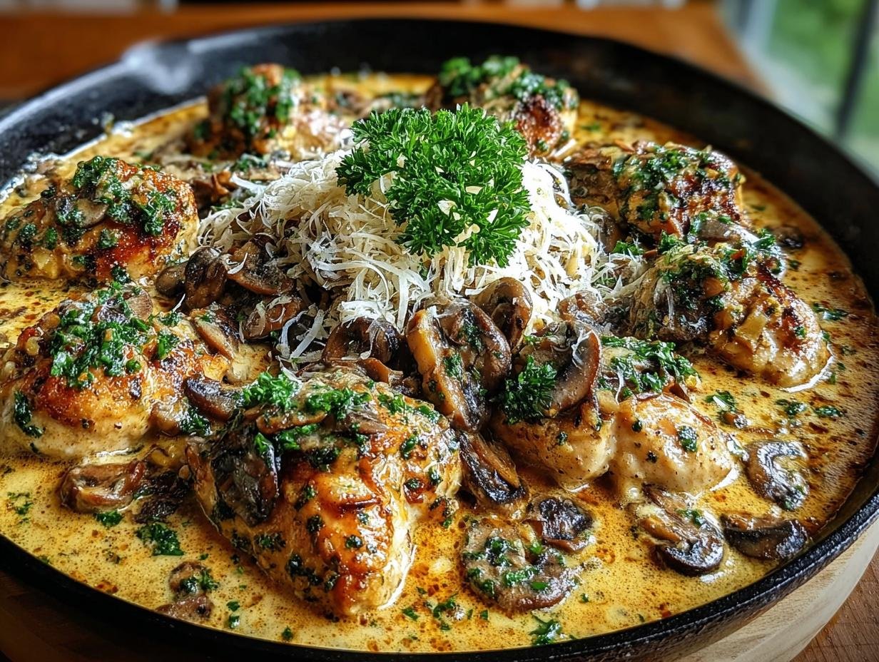 Een Pfannen Cremige Pilz: Hemelse 30min Saus - Ein Pfannen Cremige Pilz - ingrediënten op een rij