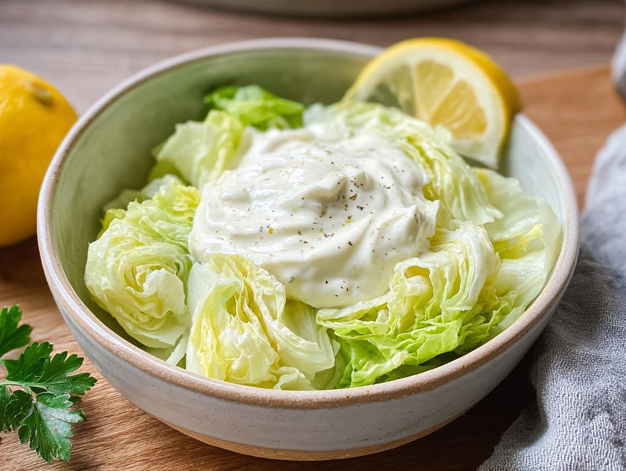 Romige Eisbergsalat Dressing Mit Schmand: 10 Min - Eisbergsalat Dressing Mit Schmand - additional detail