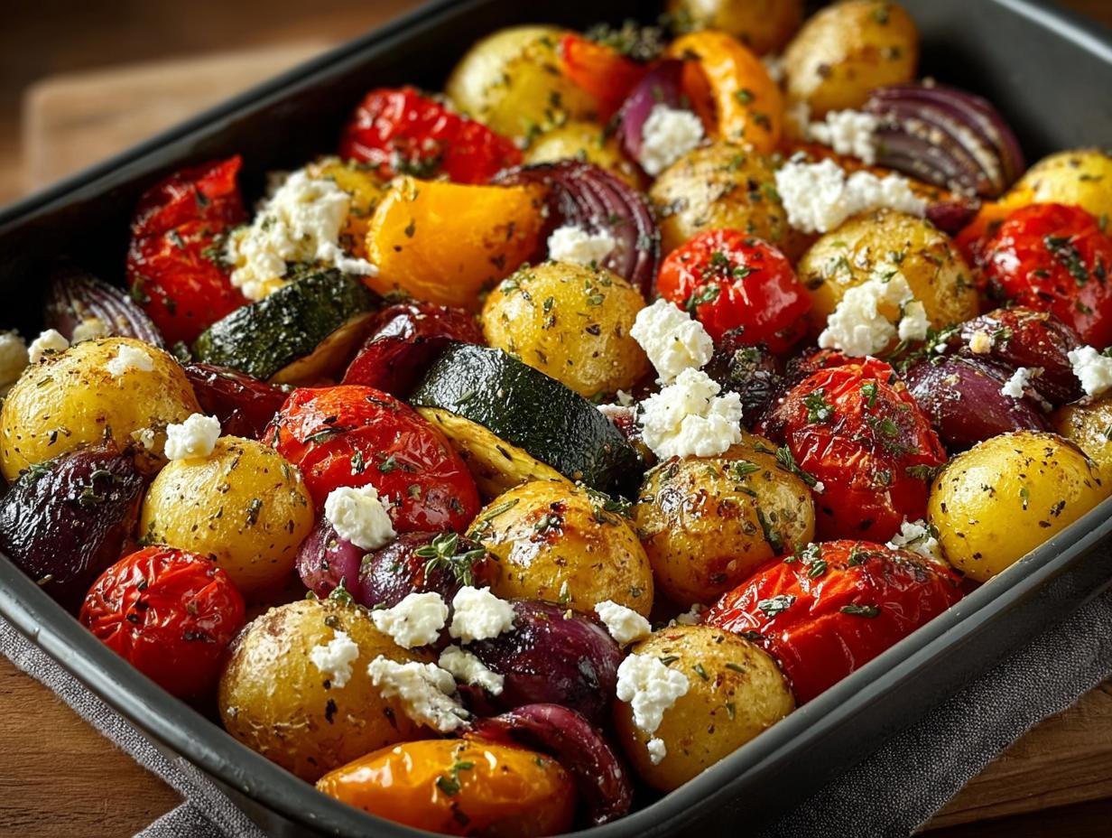 Feta Kartoffeln Mit Ofengemuese