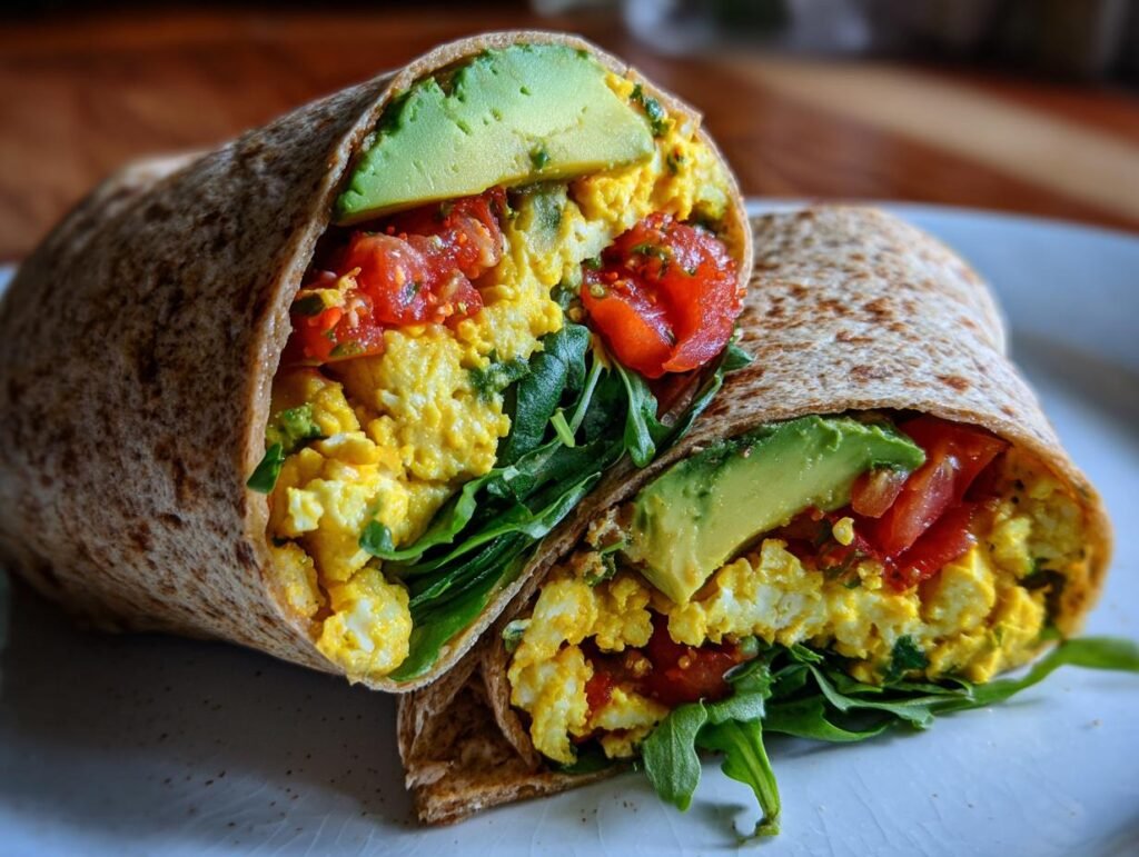 Fruhstuckswrap Mit Und Avocado