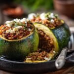Gefullte Zucchini Mit Couscous