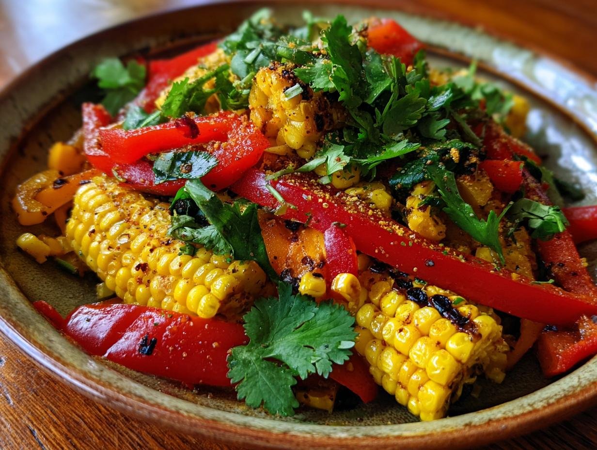 Gegrillter Maissalat: 4 Smakelijke Zomerssalades - Gegrillter Maissalat Grilled Corn - additional detail