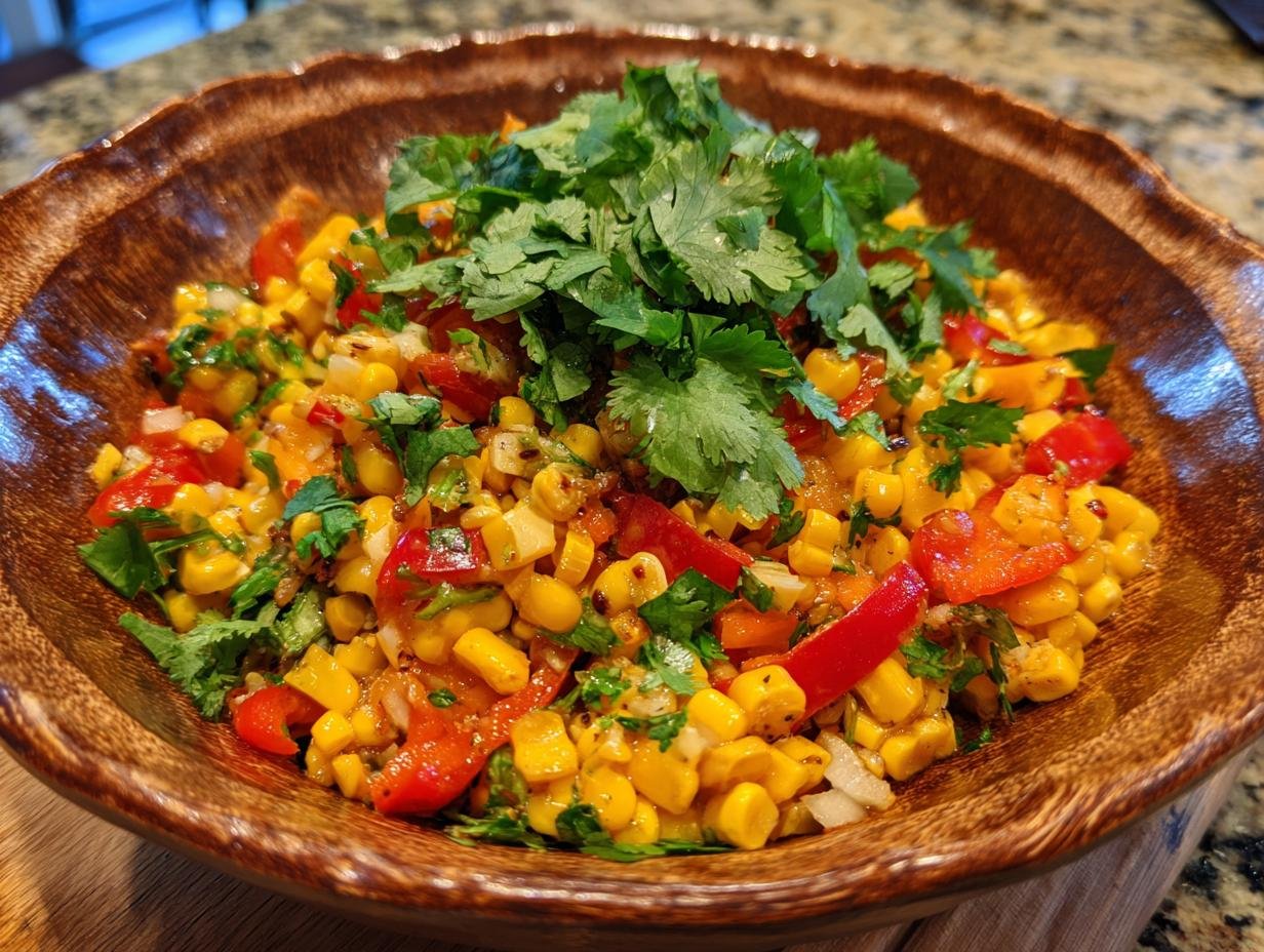 Gegrillter Maissalat Grilled Corn