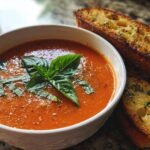 Gerostete Knoblauch Tomatensuppe Einfach