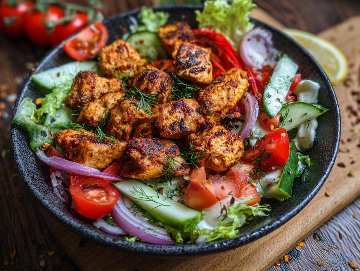 Gesunde Kebab Bowl Mit