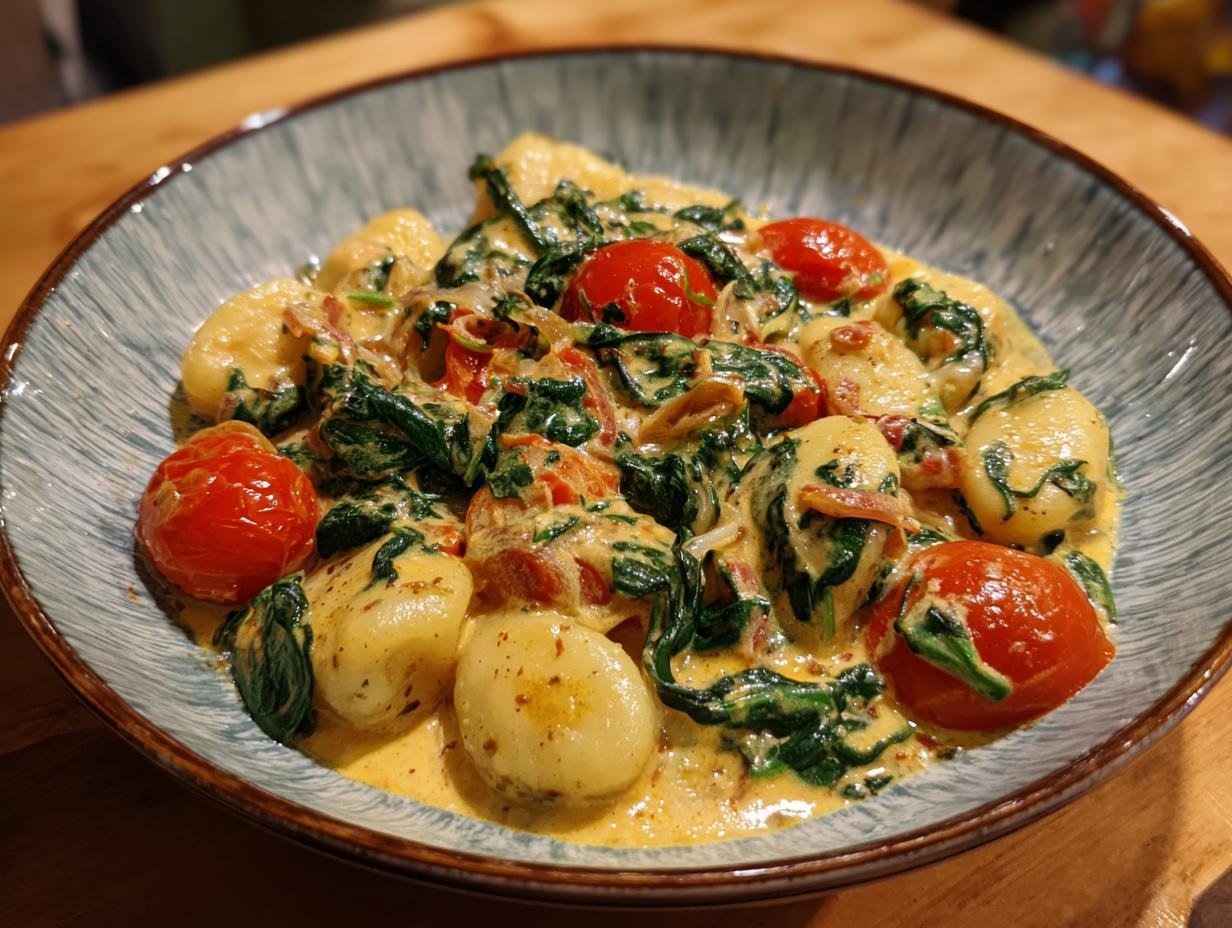 Gnocchi Pfanne Mit Spinat: 6 min Makkelijk! - Gnocchi Pfanne Mit Spinat - additional detail