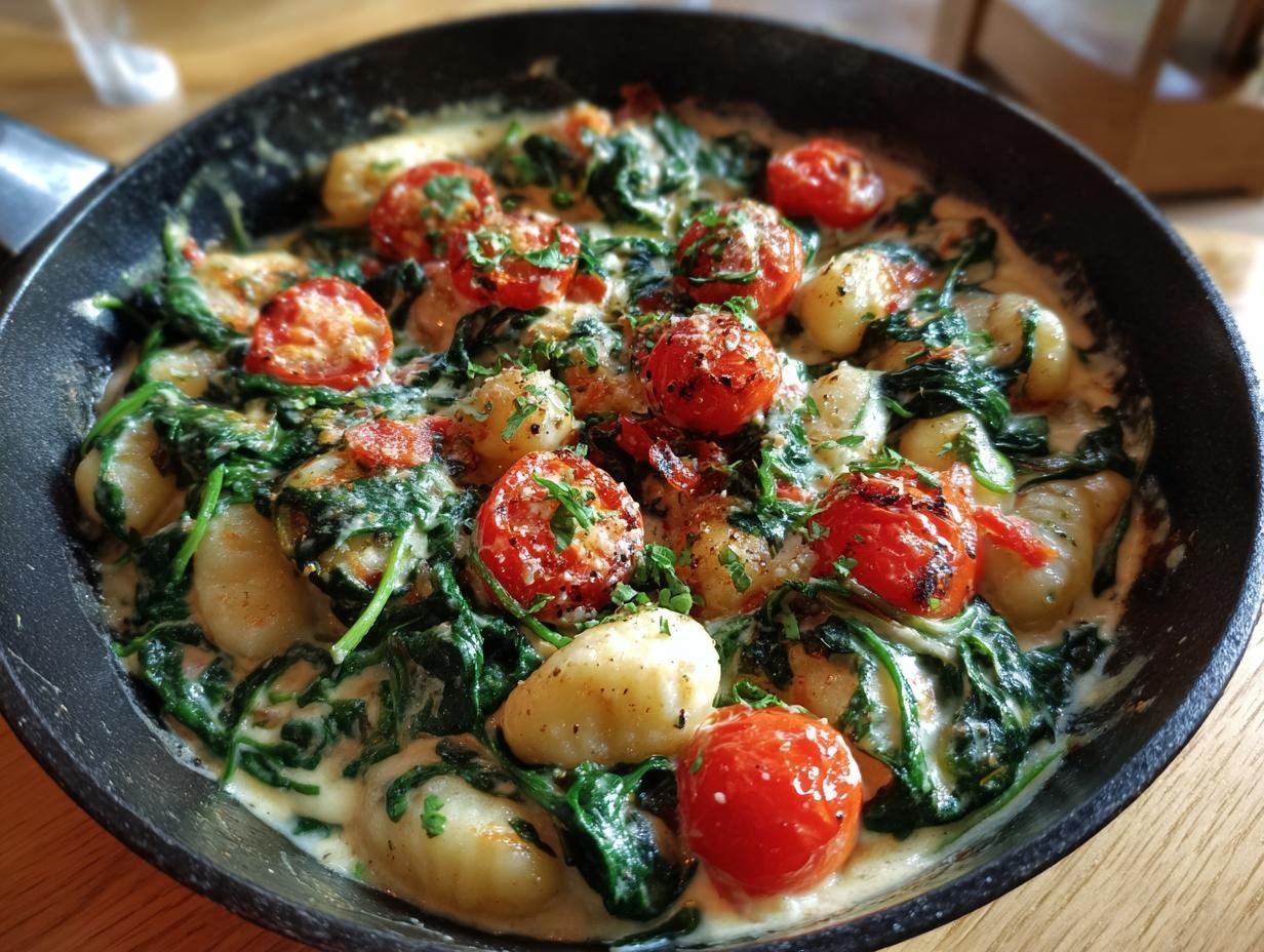 Gnocchi Pfanne Mit Spinat: 6 min Makkelijk! - Gnocchi Pfanne Mit Spinat - additional detail