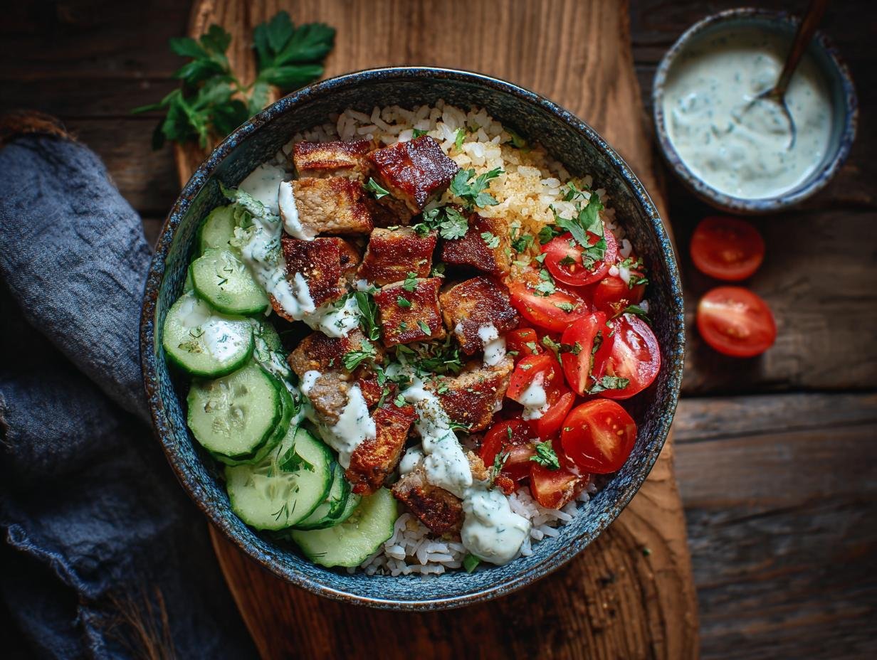Halloumi Bowl Reis: 35 min Top Snack - Halloumi Bowl Mit Reis - additional detail
