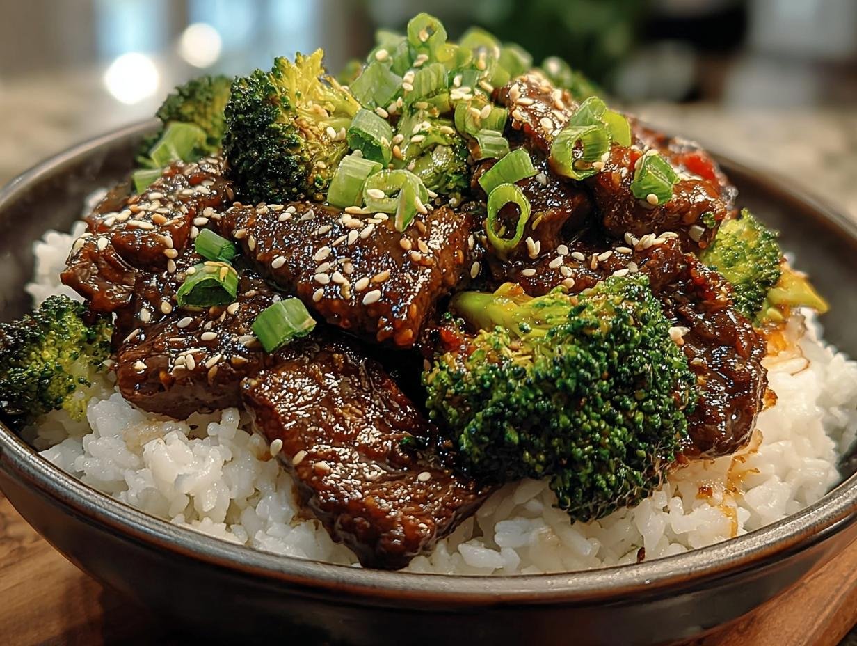 Herzhafte Rindfleisch Brokkoli Delikatesse