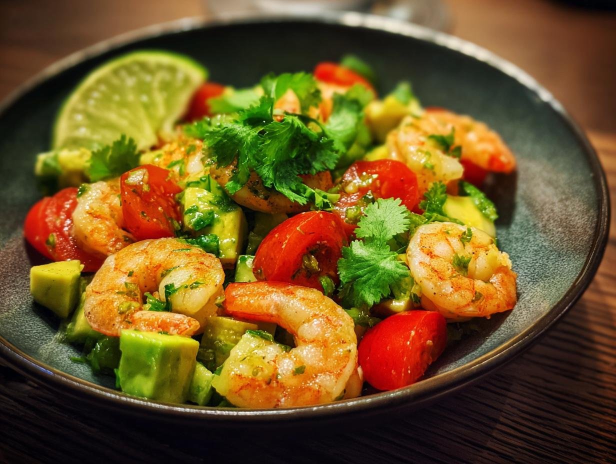 Kalte Garnelen Avocado Salat: Eenvoudig Succes - Kalter Garnelen Avocado Salat - additional detail