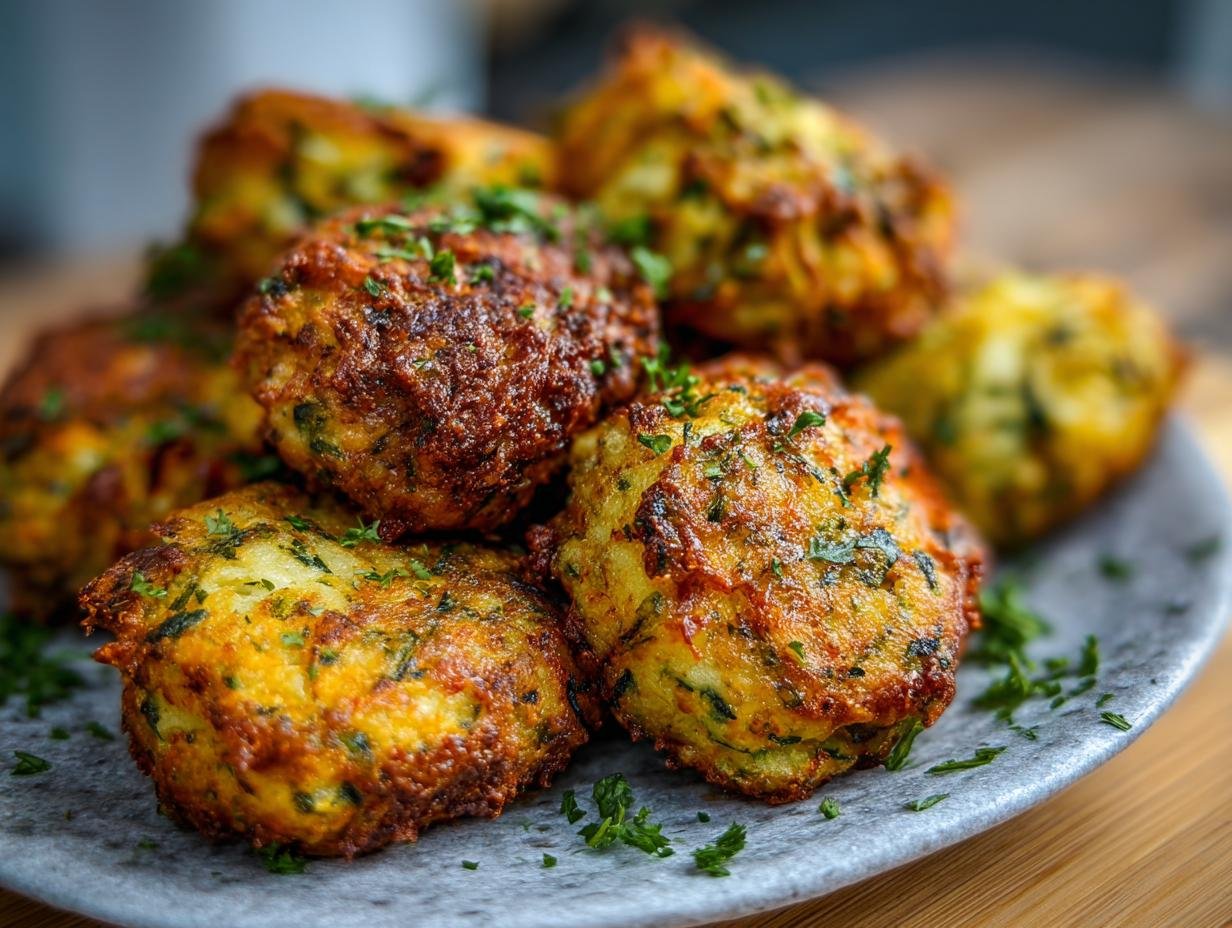 Knusprige Zucchini Feta Ballchen: 20 Min. Snack-Succes - Knusprige Zucchini Feta Ballchen - additional detail