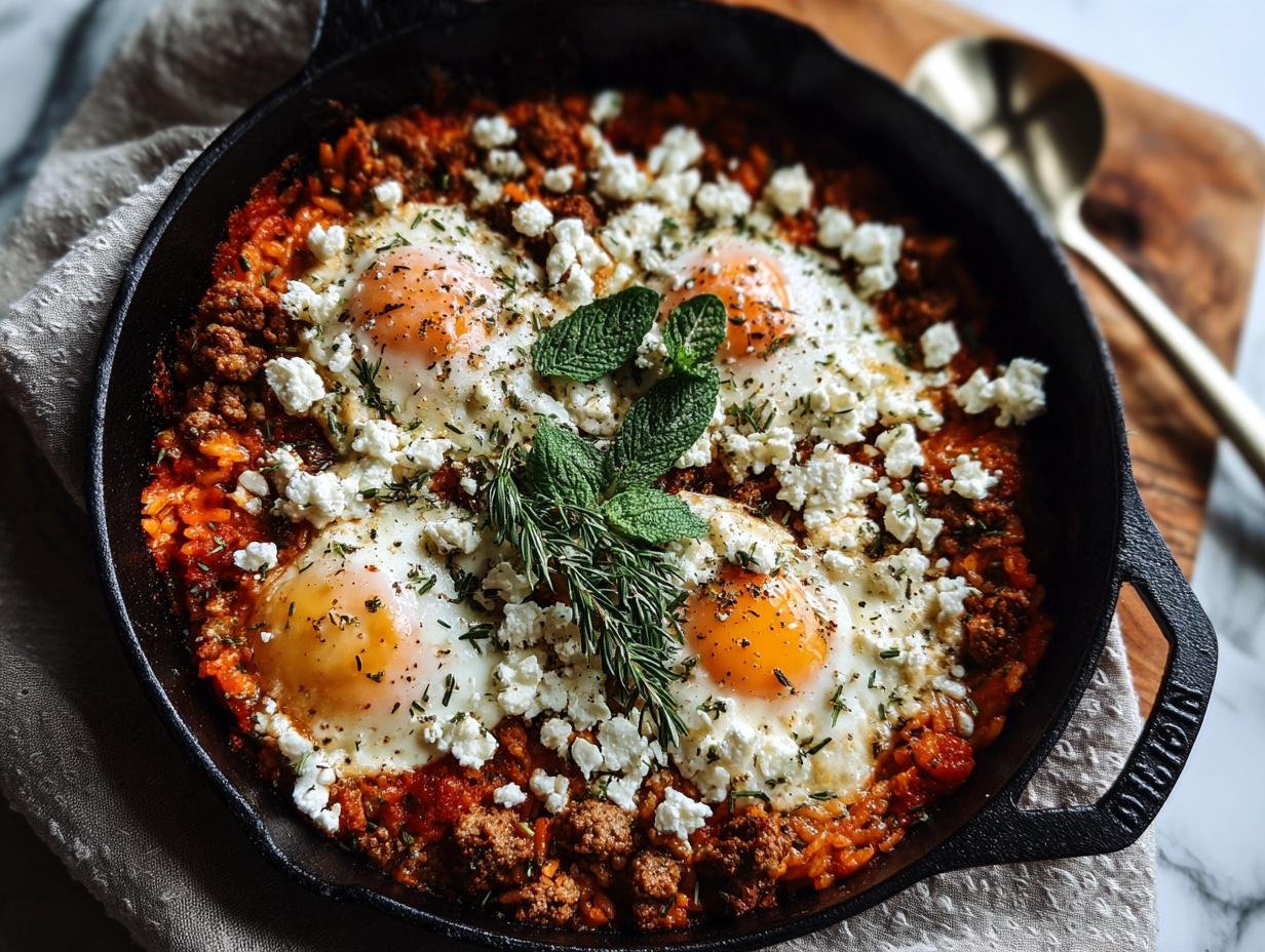 Kritharaki Hackfleischpfanne Mit Feta: Snel & Lekker - Kritharaki Hackfleischpfanne Mit Feta - additional detail