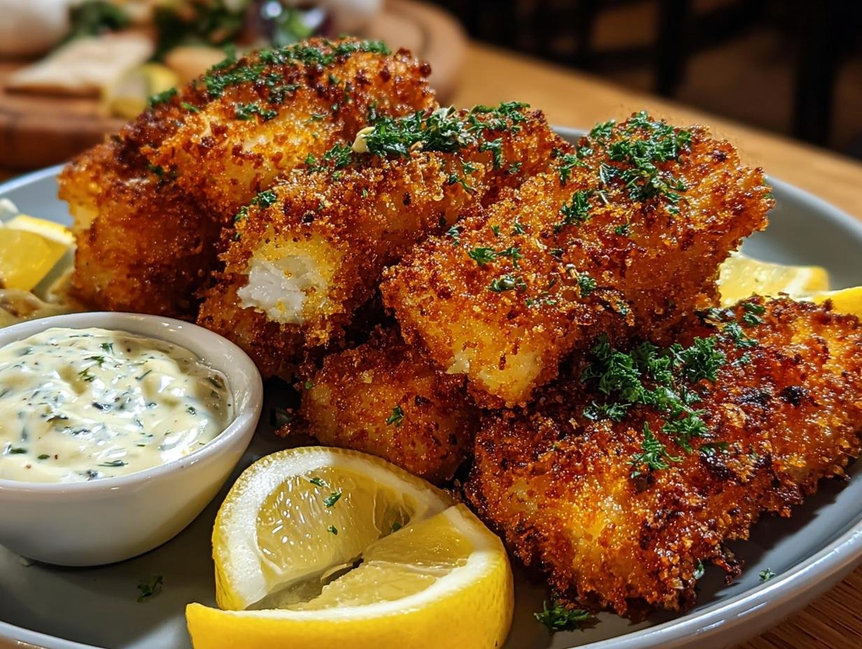 Krosse Frittierte Fischstabchen Fur