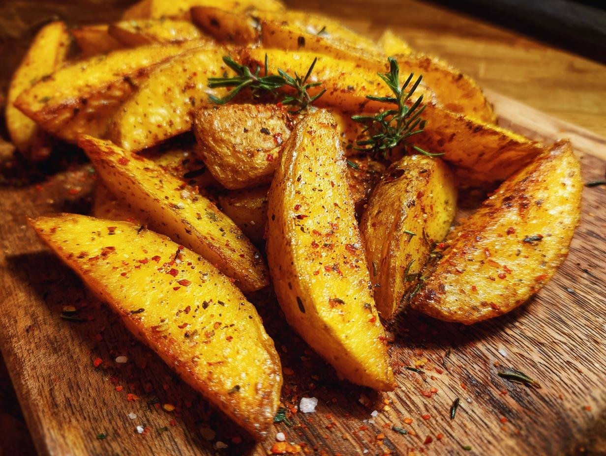 Krosse Ofen Potato Wedges