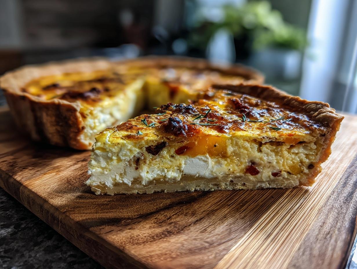Kurbis Quiche Mit Feta