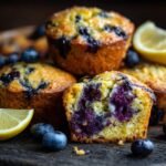 Lemon Blueberry Muffins Einfach