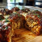 Meatballs Pasta Bake