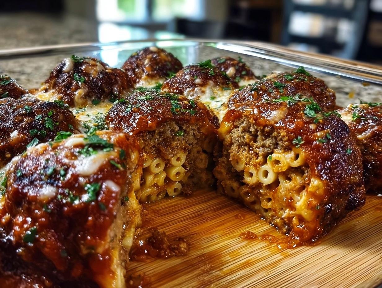 Meatballs Pasta Bake