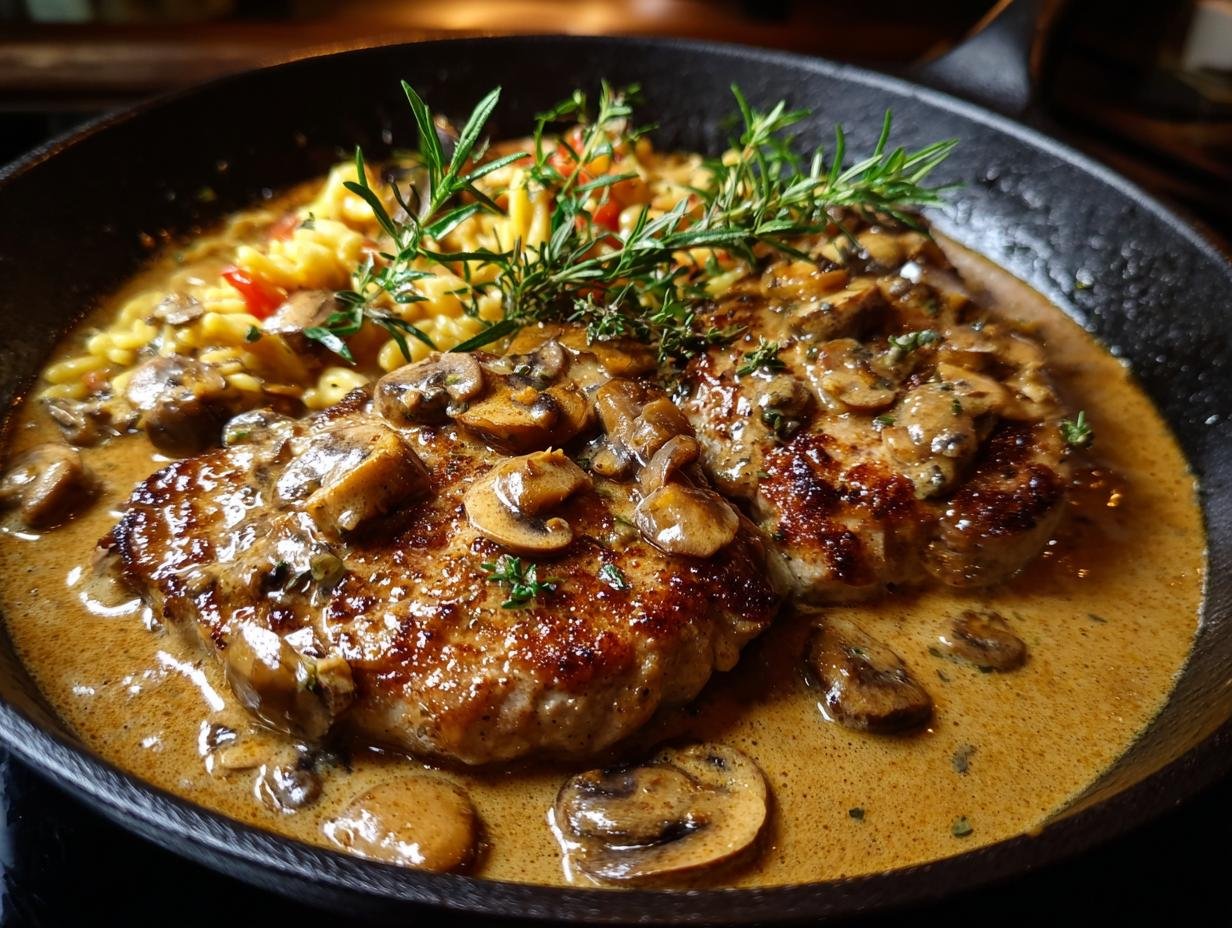 Medaillons Champignon Rahmsose Mit