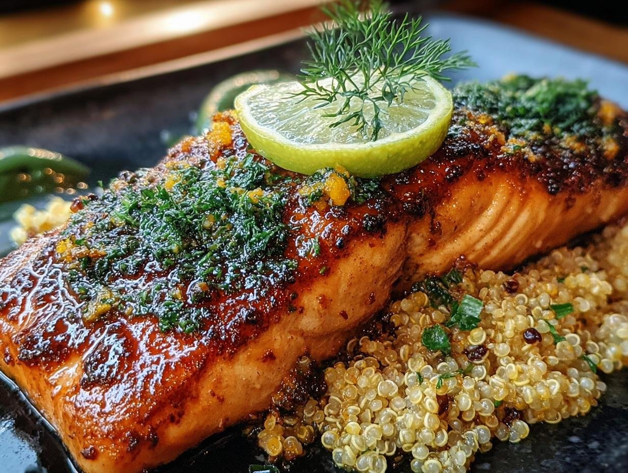 Schneller Wurziger Limonenkrauter Lachs