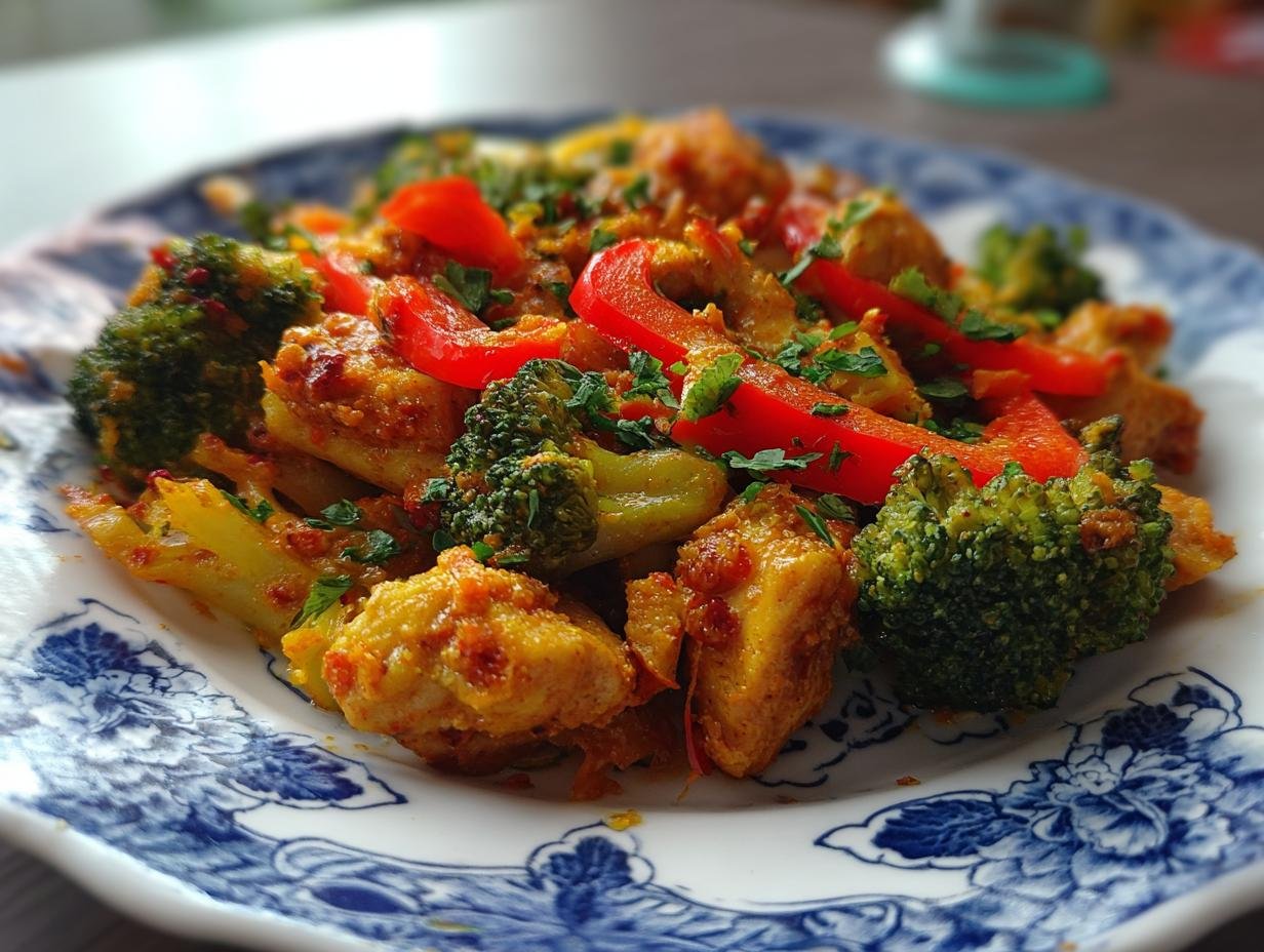 Schnelles Hahnchencurry Mit Gemuse