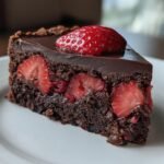 Schoko Erdbeer Brownies Ein