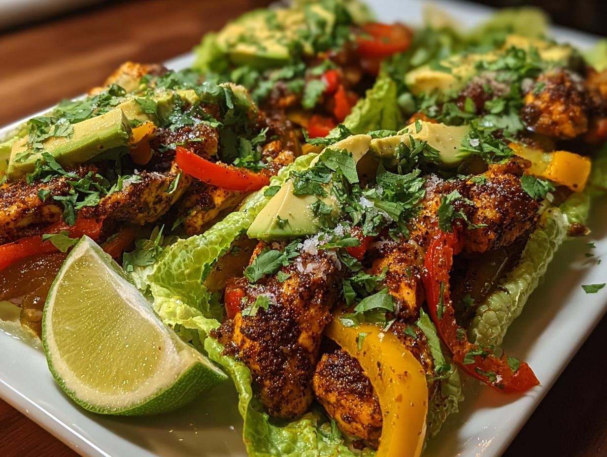 Sizzlin Chicken Fajita Lettuce: Heerlijk Eten - Sizzlin Chicken Fajita Lettuce - additional detail