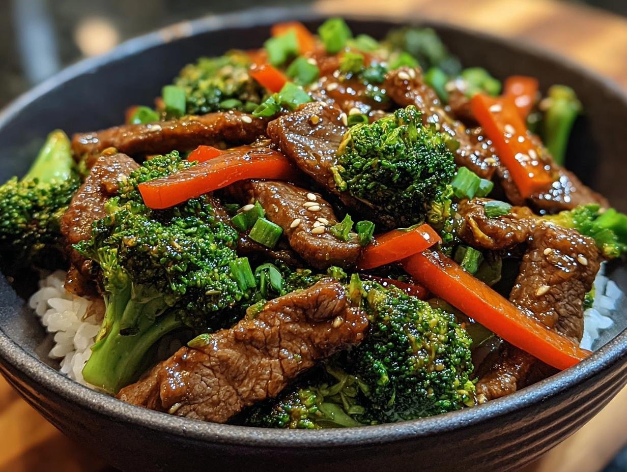 Sizzling Beef Broccoli Delight: Simpele 30-minuten Maaltijd - Sizzling Beef Broccoli Delight - main visual representation