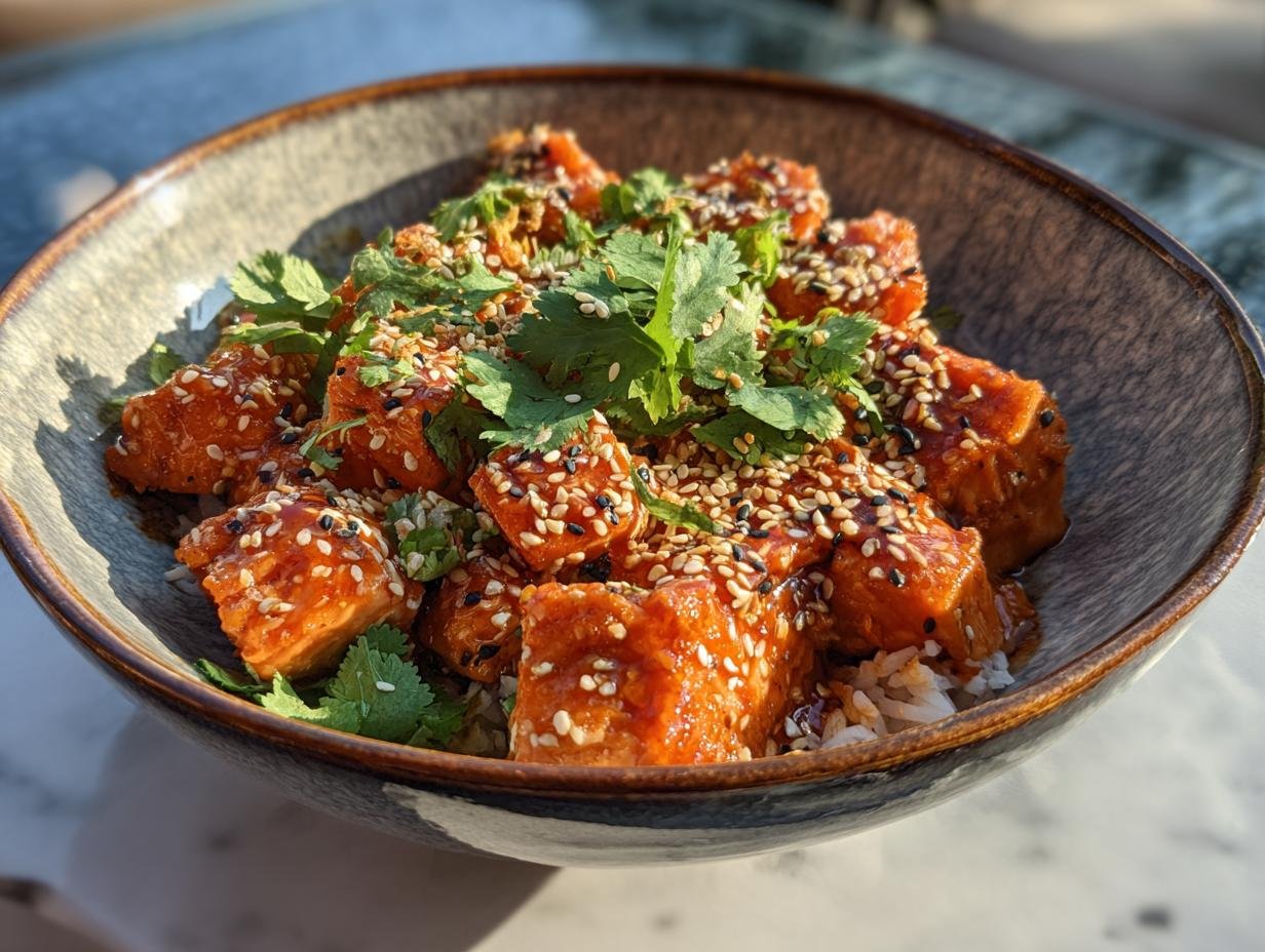 Sriracha Honing Lachs Bowls: Sriracha Honig Lachs Bowls - ingredients and preparation