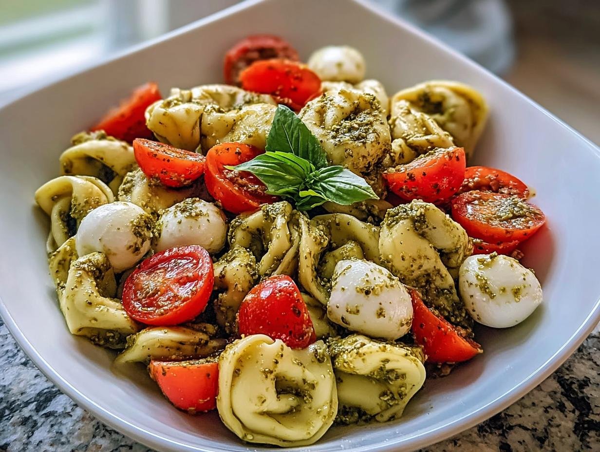 Tortellini Salat Mit Pesto